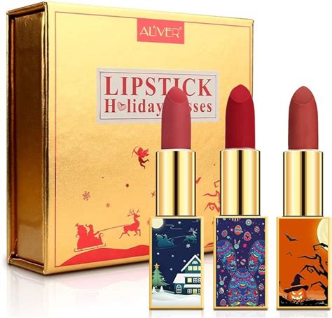 red lipstick gift set